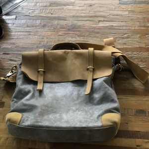 Unstructured messenger bag from ANTHROPOLOGIE